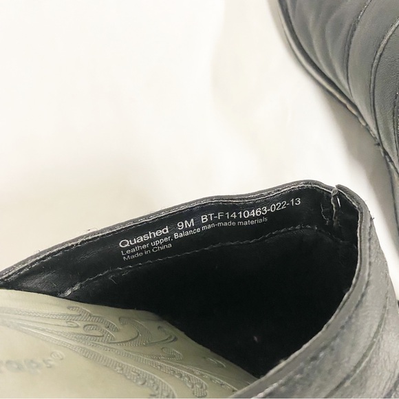 BareTraps Black Leather Quashed Mules - Picture 9 of 9